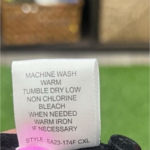 Christian Lacroix Men’s Polo Shirt Large Cotton Black Color Block Accents - Picture 7 of 8